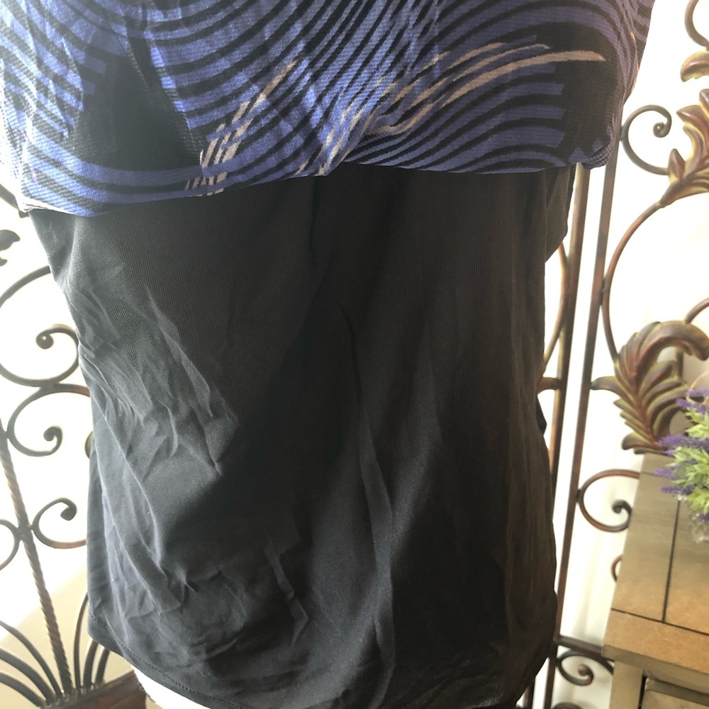 Worthington Ruffle blouse with liner - Picture 5 of 6